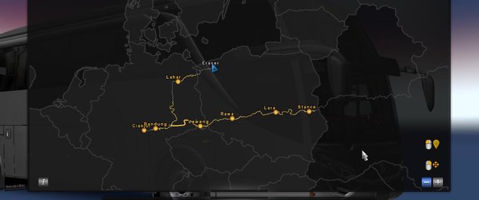 Maps KARTE "PROJECT IMAGINATION" [1.35 - 1.38] Eurotruck Simulator mod