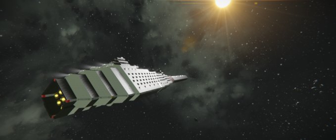 Blueprint SLS Realgar missle Cruiser Space Engineers mod