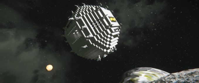 Blueprint Small Death Star Project Space Engineers mod