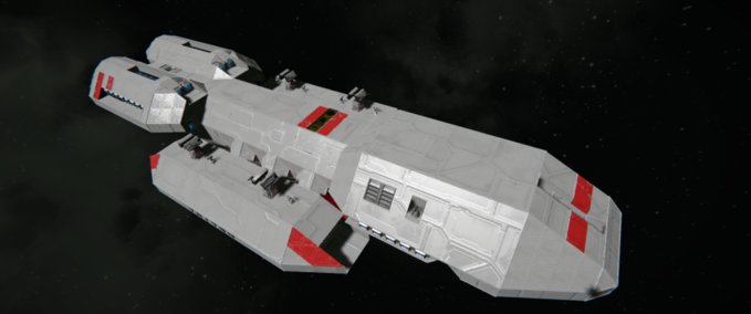 Blueprint Battlestar Triton Railgun Edition Space Engineers mod