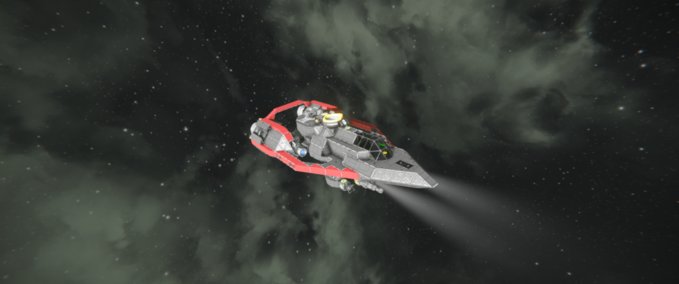 Blueprint Terran fighter mrk 5 Space Engineers mod