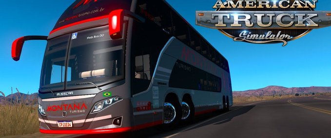 Trucks [ATS] BUSSCAR VISSTABUSS DD 8X2 15M [1.38.X] American Truck Simulator mod