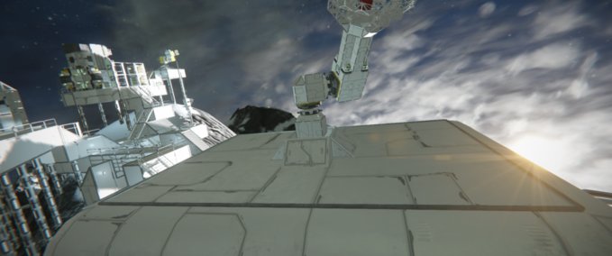 Blueprint Habitat Satellite Dish Space Engineers mod