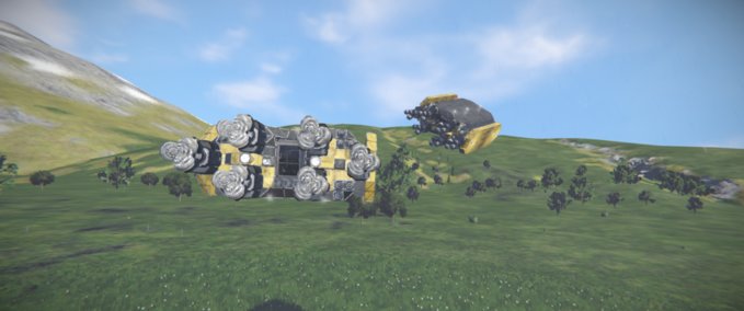 Blueprint JCB ATMO miner Space Engineers mod