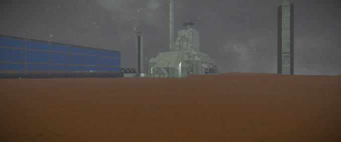 Blueprint Mars Base Space Engineers mod