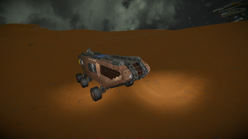 Space Engineers: Mobile Command Rover v 1.0 Blueprint, Rover, Small ...