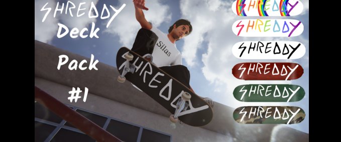 Gear SHREDDY MAG DECK PACK #1 Skater XL mod