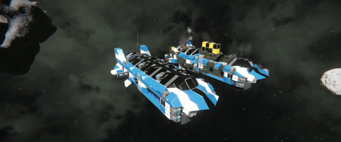 Blueprint Engeneer transport ship Space Engineers mod