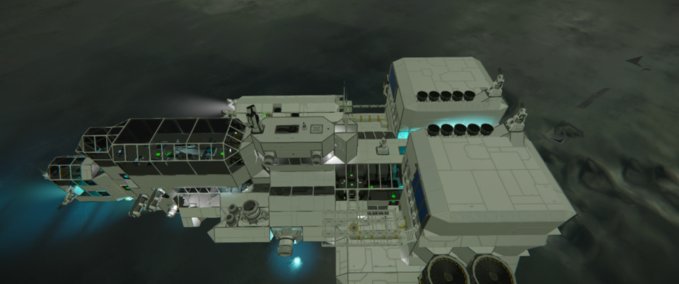 Blueprint Aqua Star Dancer Space Engineers mod