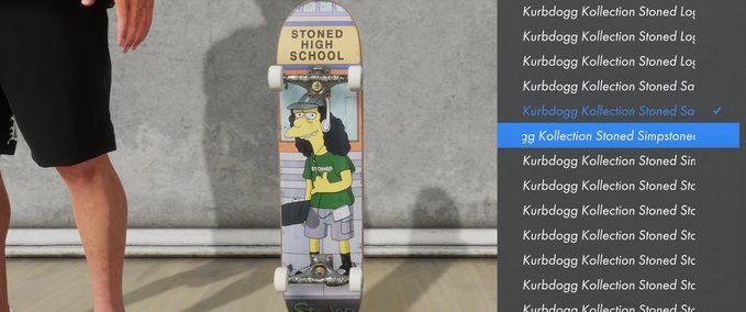 Gear Kurbdogg Kollection - The Stoned Skateboards Pack Skater XL mod