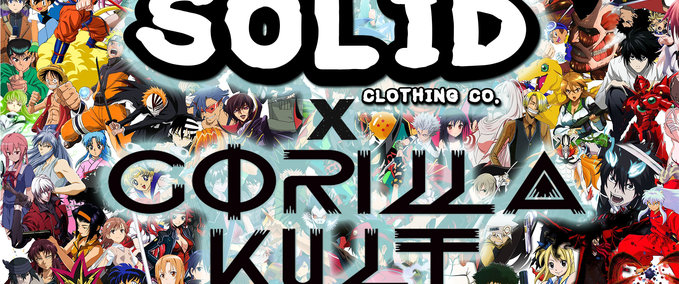 Gear Solid Clothing Co x Gorilla Kult Anime Mix Skater XL mod