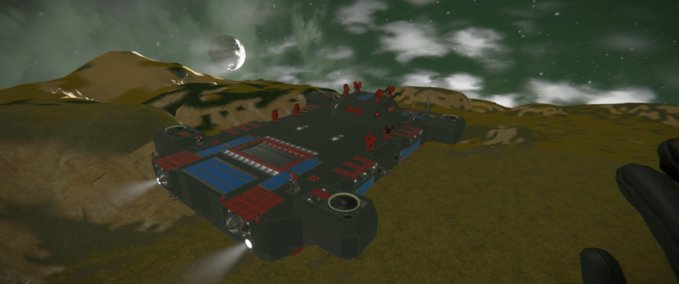 Blueprint Satyr Aerotitan V2 Space Engineers mod