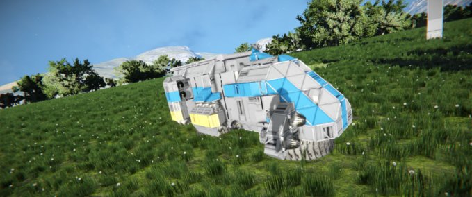 Blueprint I.P.I Cargo Hover drone Space Engineers mod