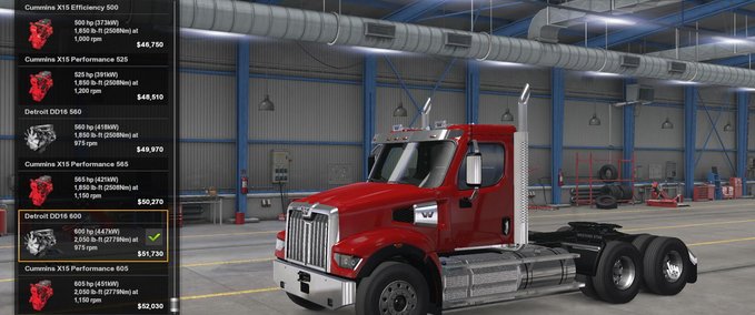 Mods SCS WESTERN STAR 49X ORIGINALER MOTOREN SOUND UPDATE [1.38.X] American Truck Simulator mod