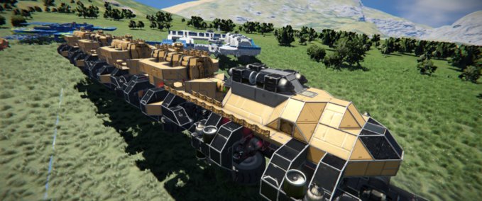 Blueprint Train Space Engineers mod