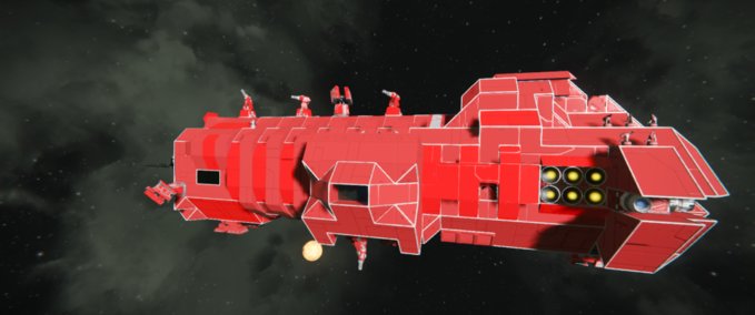 Blueprint FEDF Frigate V2 Space Engineers mod