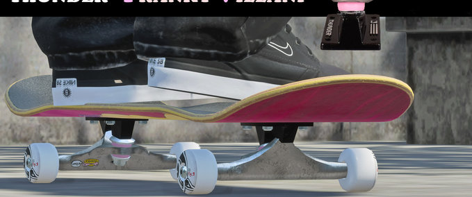 Gear Thunder "Franky Villani" Trucks Skater XL mod