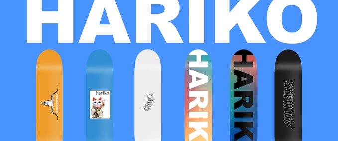 Fakeskate Brand HARIKO DECKS (2) Skater XL mod