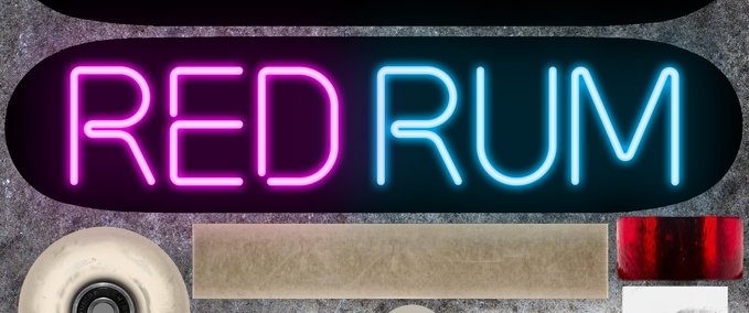 Deck Red Rum Skateboards - Neon pack Skater XL mod