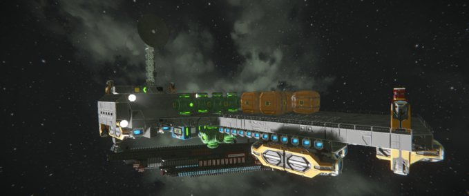 Blueprint MOBILE CONSTRUCTION PLATFORM Space Engineers mod