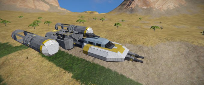 Blueprint Star Wars Y Wing Mk.2 Space Engineers mod