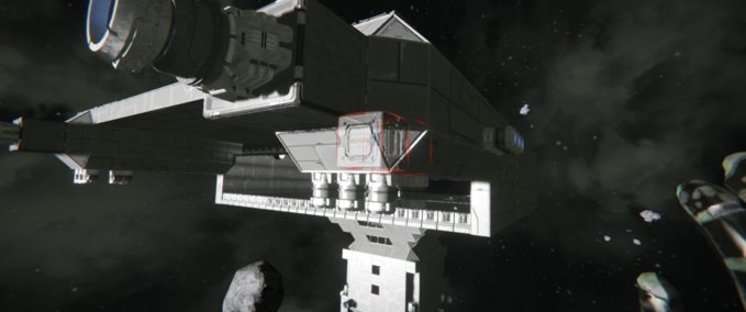 Blueprint ESD Behemoth Mining Station Space Engineers mod