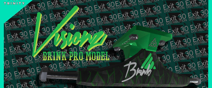 Fakeskate Brand Brink Pro Model - "Visionz" Skater XL mod