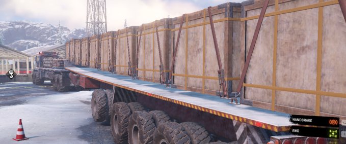 Subscribe PTS only 10 slot semitrailer SnowRunner mod