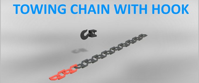 Sonstige Anbaugeräte Towing Chain With Hook Landwirtschafts Simulator mod