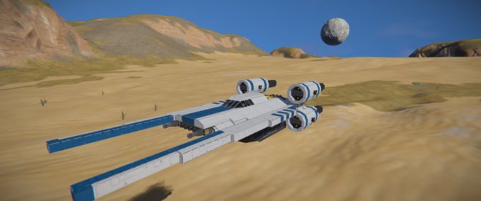 Blueprint Star Wars U wing Space Engineers mod