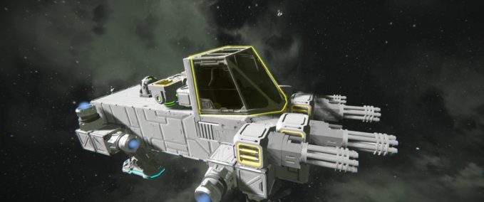 Blueprint 1st horrible fighter Space Engineers mod
