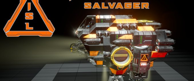 Blueprint ISL - PhysaS-AC 900 Salvager Space Engineers mod
