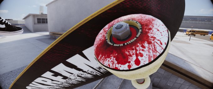 Gear BLOOD WHEELS "Splatter Wheel" Skater XL mod