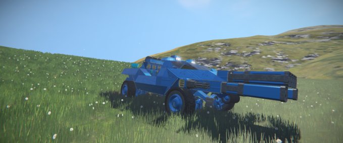 Blueprint CAR GUN 2 Space Engineers mod