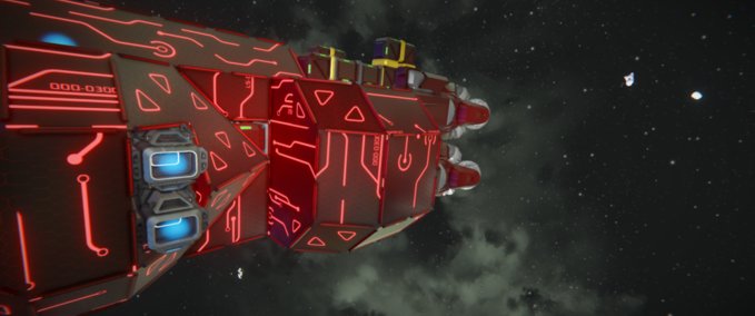 Blueprint ion miner Space Engineers mod