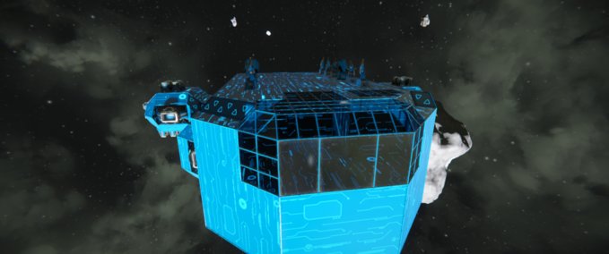 Blueprint Space ship with lounge Space Engineers mod