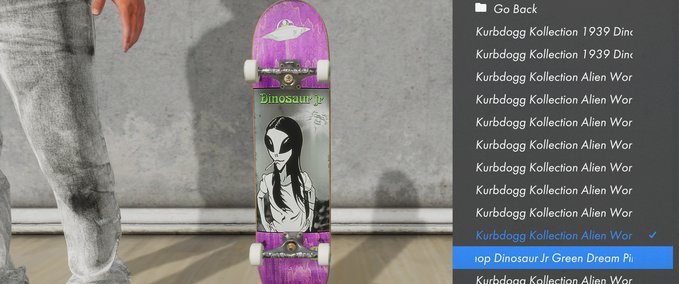 Gear Kurbdogg Kollection - Dinosaur Jr Pack Skater XL mod