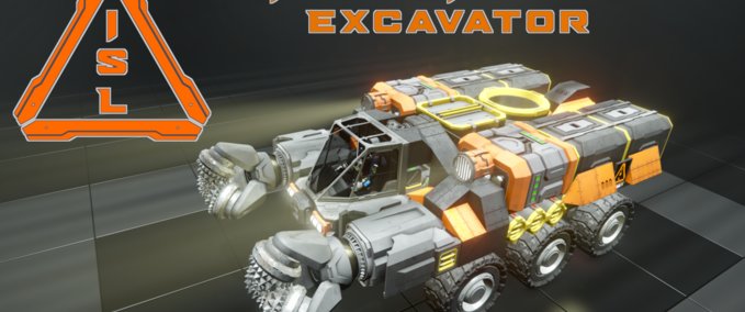 Blueprint ISL - Ratel-RO 780 Excavator Space Engineers mod