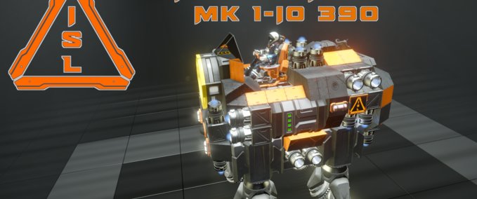 Blueprint ISL - Quarry Miner MK1-IO 390 Space Engineers mod