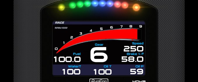 Other Lamborghini Huracan ST Dashpanel mod