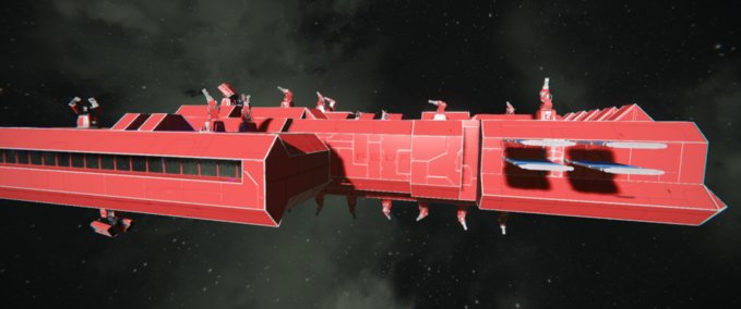 Blueprint FEDF Station Space Engineers mod