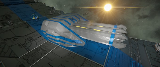 Blueprint Battle Cannon Space Engineers mod