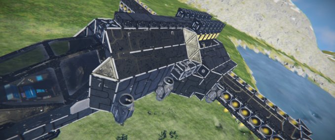 Blueprint Cld Fighter MK2 Hydro power Space Engineers mod