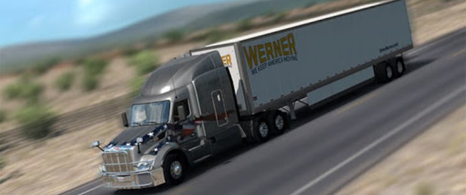 Trucks [ATS] Realistische LKW Geschwindigkeit im Straßenverkehr für SCS LKWs (1.38.x) American Truck Simulator mod