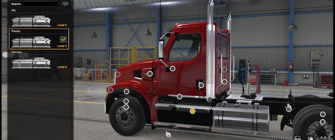 Trucks WS 49X - VERSTECKTE ANBAUTEILE FREISCHALTEN - 1.38.X American Truck Simulator mod