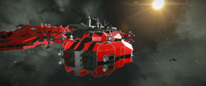 Blueprint Gunship mk2 - Iron Order Empire Space Engineers mod