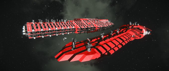 Blueprint Destroyer mk2-B - Iron Order Empire Space Engineers mod