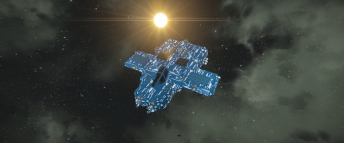 Blueprint Fat blue Space Engineers mod