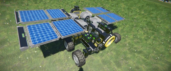 Blueprint Solar trailer Space Engineers mod