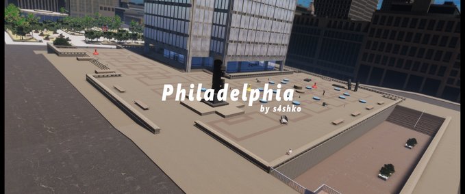 Map Philadelphia by s4shko Skater XL mod